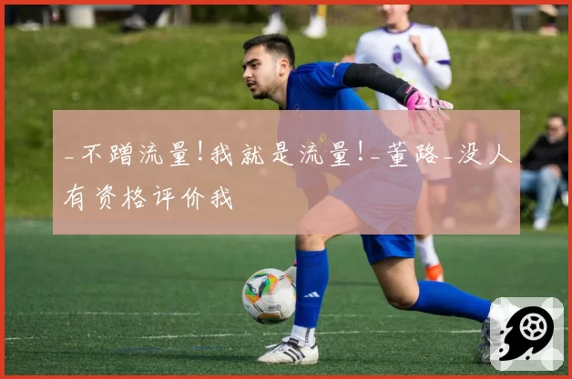 _不蹭流量!我就是流量!_董路_没人有资格评价我